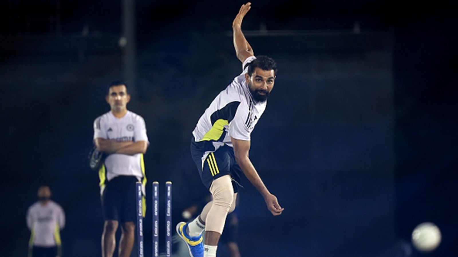 Mohammed Shami doubtful for England tour, struggling to finish his run-up: Report Mohammed Shami of India bowls during a India Nets Session at ICC Academy on March 07, 2025 in Dubai, United Arab Emirates.