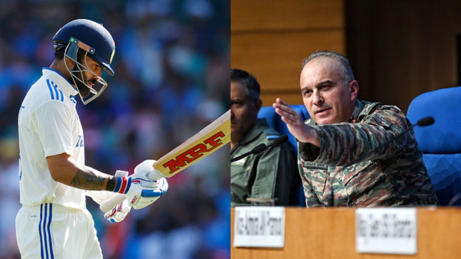 'Like many Indians, he is my favourite...': DGMO Rajiv Ghai mentions Virat Kohli's retirement during Armed-Forces joint briefing on 'Operation Sindoor', WATCH VIDEO 'Like many Indians, he is my favourite...': DGMO Rajiv Ghai mentions Virat Kohli's retirement during Armed-Forces joint briefing on 'Operation Sindoor', WATCH VIDEO