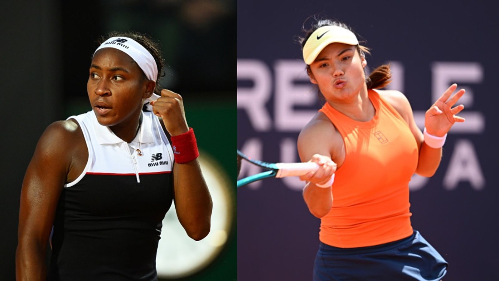 Coco Gauff reveals the secret weapon behind her dominant victory over Emma Raducanu Coco Gauff and Emma Raducanu in the frame (via Getty)