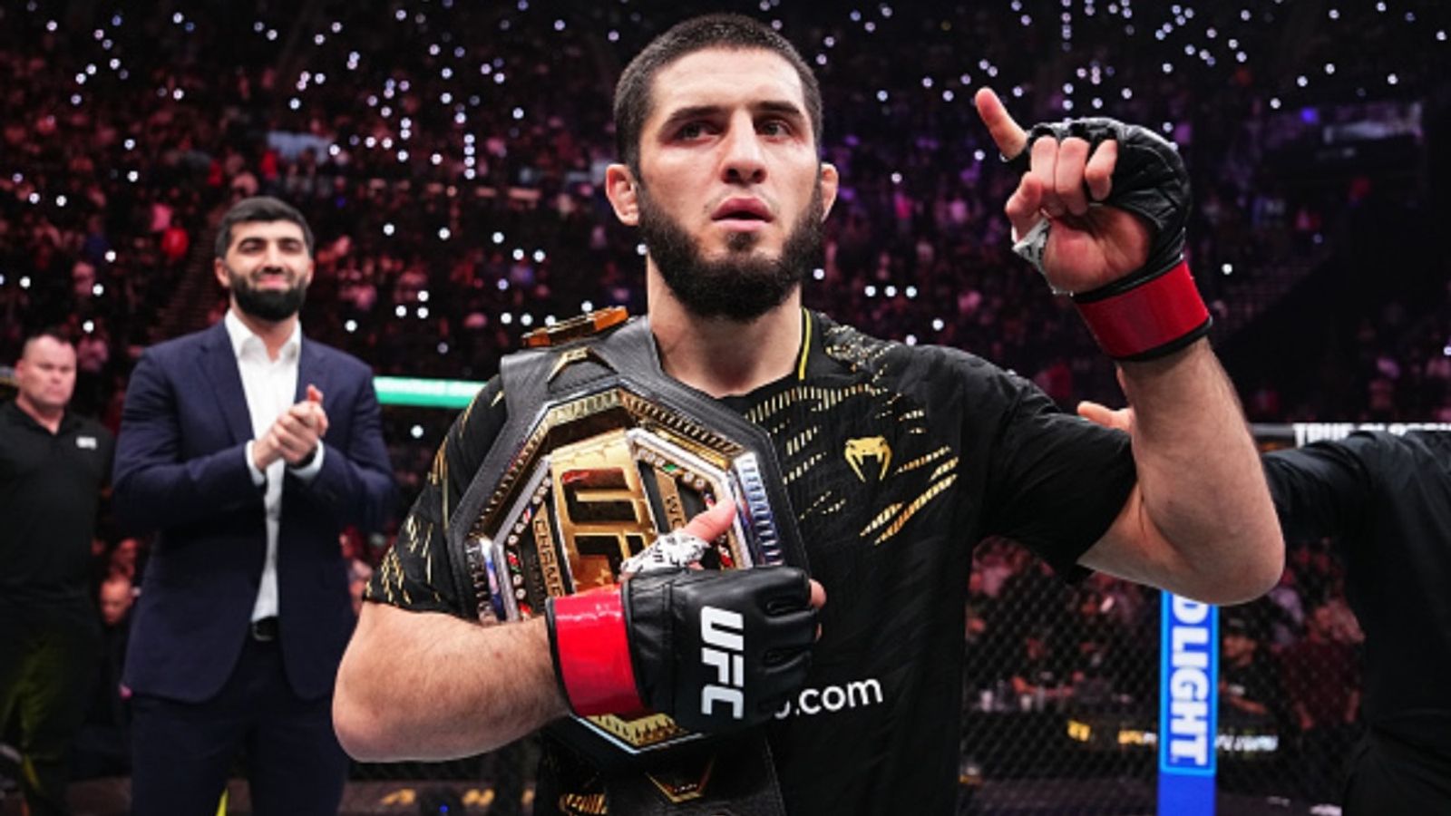 Fresh challenger to Islam Makhachev’s lightweight title emerges with UFC backing Islam Makhachev in the frame (via Getty)