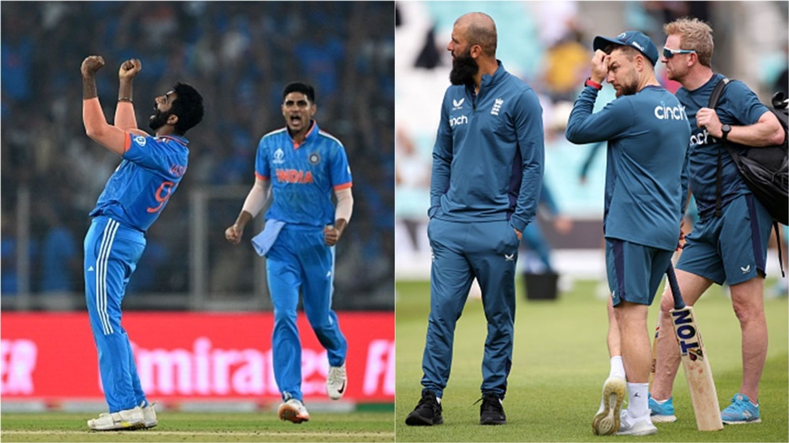 'Because of his injury record he might not be able to last whole series': Former England all-rounder snubs Jasprit Bumrah to name India's next Test captain Jasprit Bumrah celebrates a wicket; Moeen Ali with coaches during England's training session.