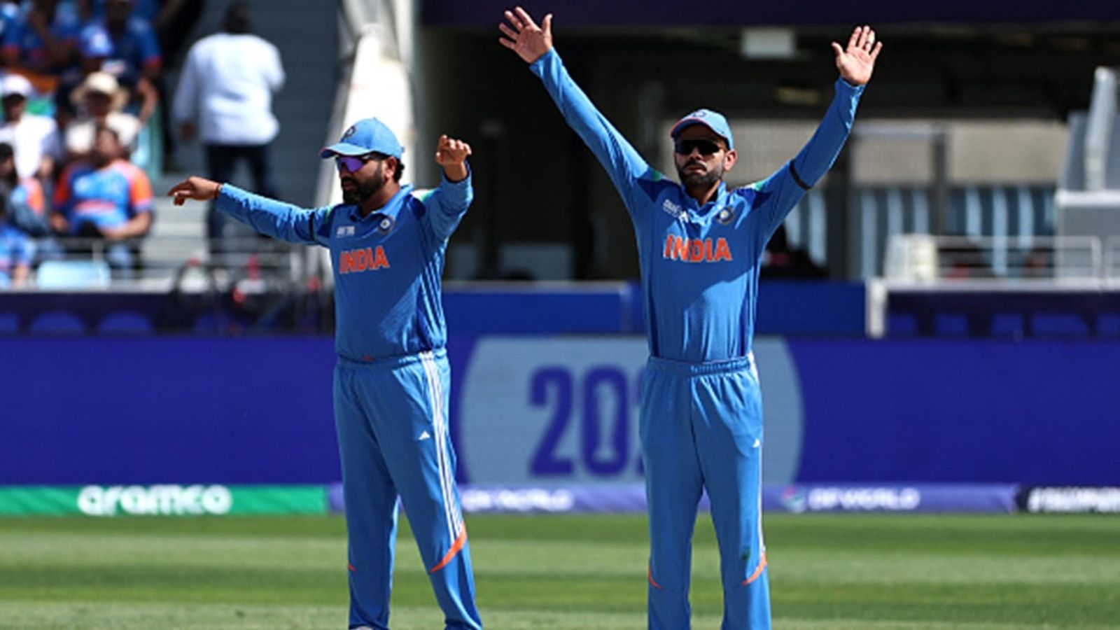 Will Rohit Sharma, Virat Kohli retain A+ category central contract after retiring from Tests? BCCI ends all speculations India's captain Rohit Sharma (L) and teammate Virat Kohli set the field during the ICC Champions Trophy semi-final against Australia at the Dubai International Stadium in Dubai on March 4, 2025.