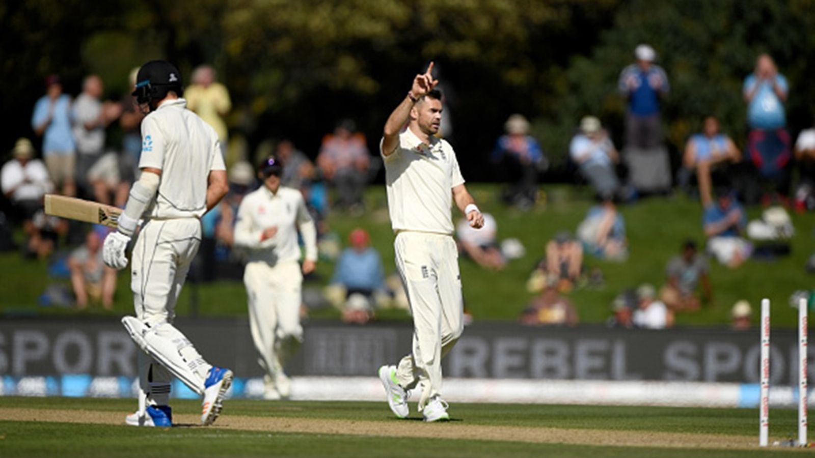 ECB announces bowler with 391 Tests wickets as James Anderson's short-term replacement in England's coaching staff ahead of Test series against India England bowler James Anderson celebrates after bowling Tim Southee during day three of the Second Test at Hagley Oval on April 1, 2018 in Christchurch, New Zealand.