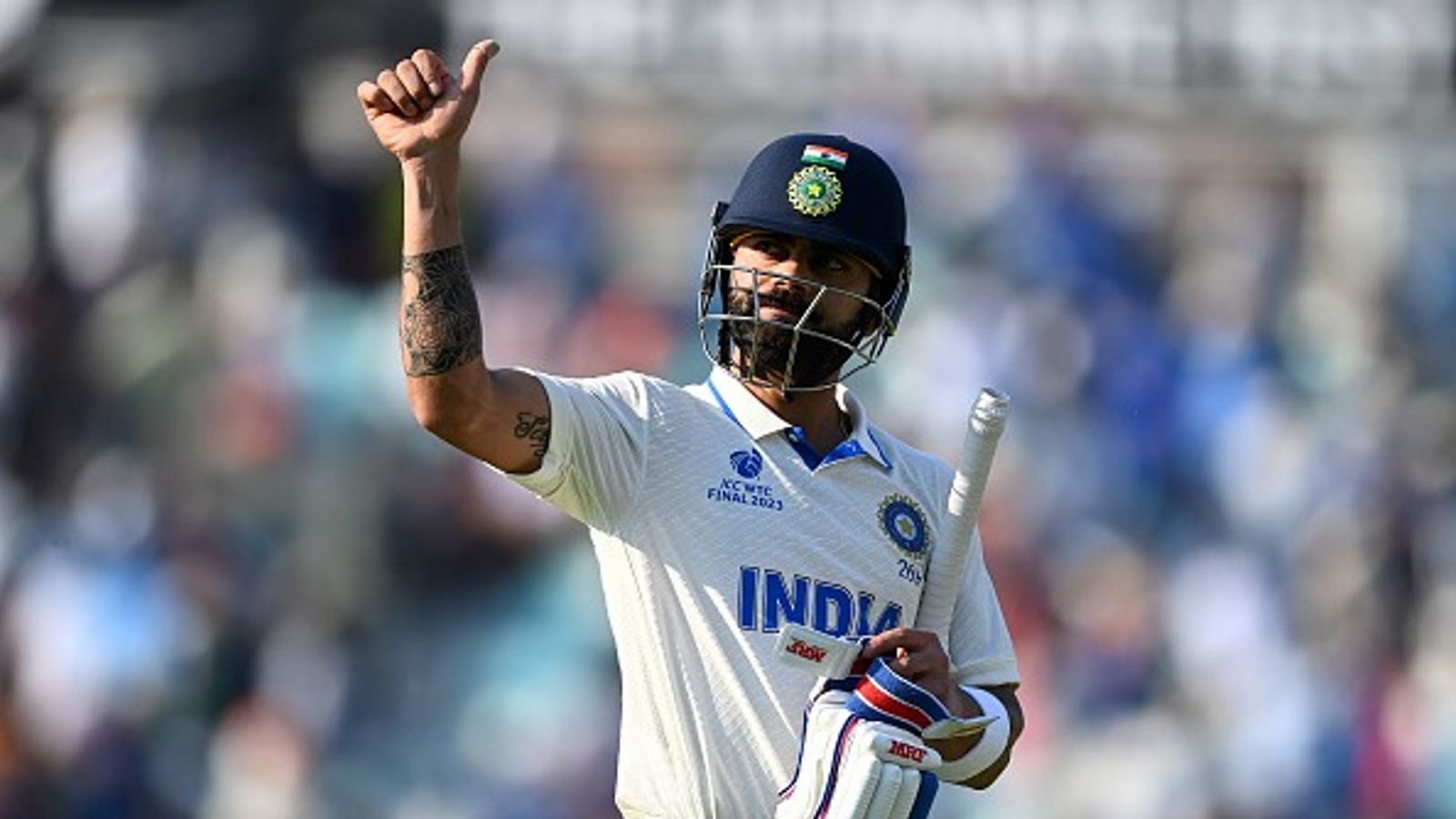 'I did speak to him..his mind was very clear that he’d...': Ravi Shastri's shocking revelation on Virat Kohli's Test retirement Virat Kohli of India reacts to the crowd during day four of the ICC World Test Championship Final