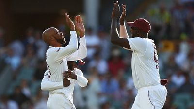 West Indies appoint veteran all-rounder as new Test captain ahead of series against India and Australia West Indies' Roston Chase (L) celebrate with his teammate in this frame