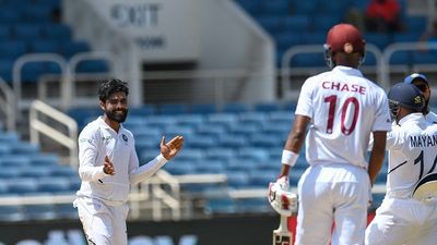 CWI appoints 33-year-old all-rounder as new Test captain ahead of marquee series Ravindra Jadeja (L) of India celebrates the dismissal of Roston Chase (R) of West Indies during day 4 of the 2nd Test between West Indies and India