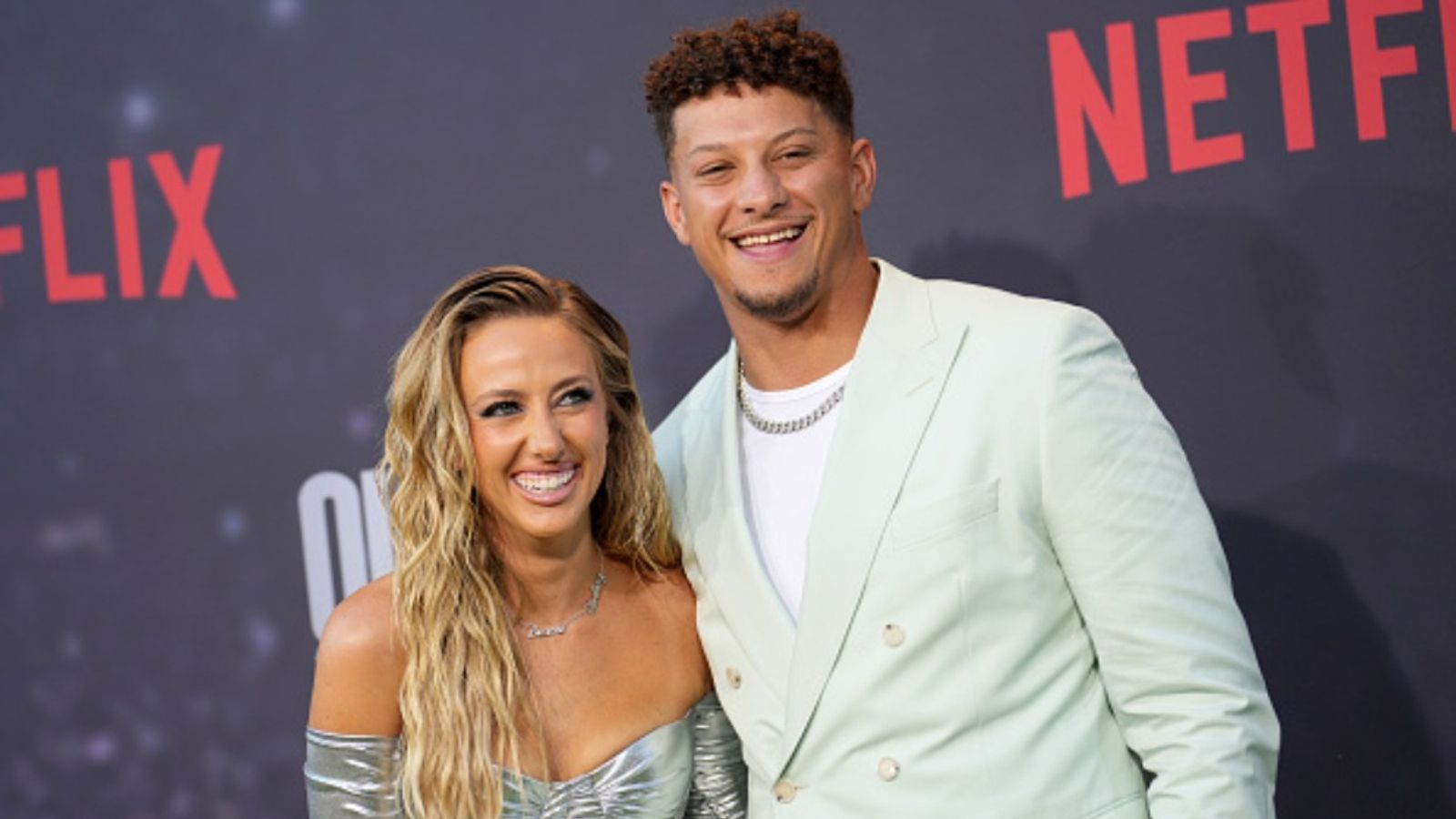 Patrick Mahomes swoons over wife Brittany as she drops heart-melting glimpses online Patrick Mahome and Brittany Mahomes in the frame (via Getty)