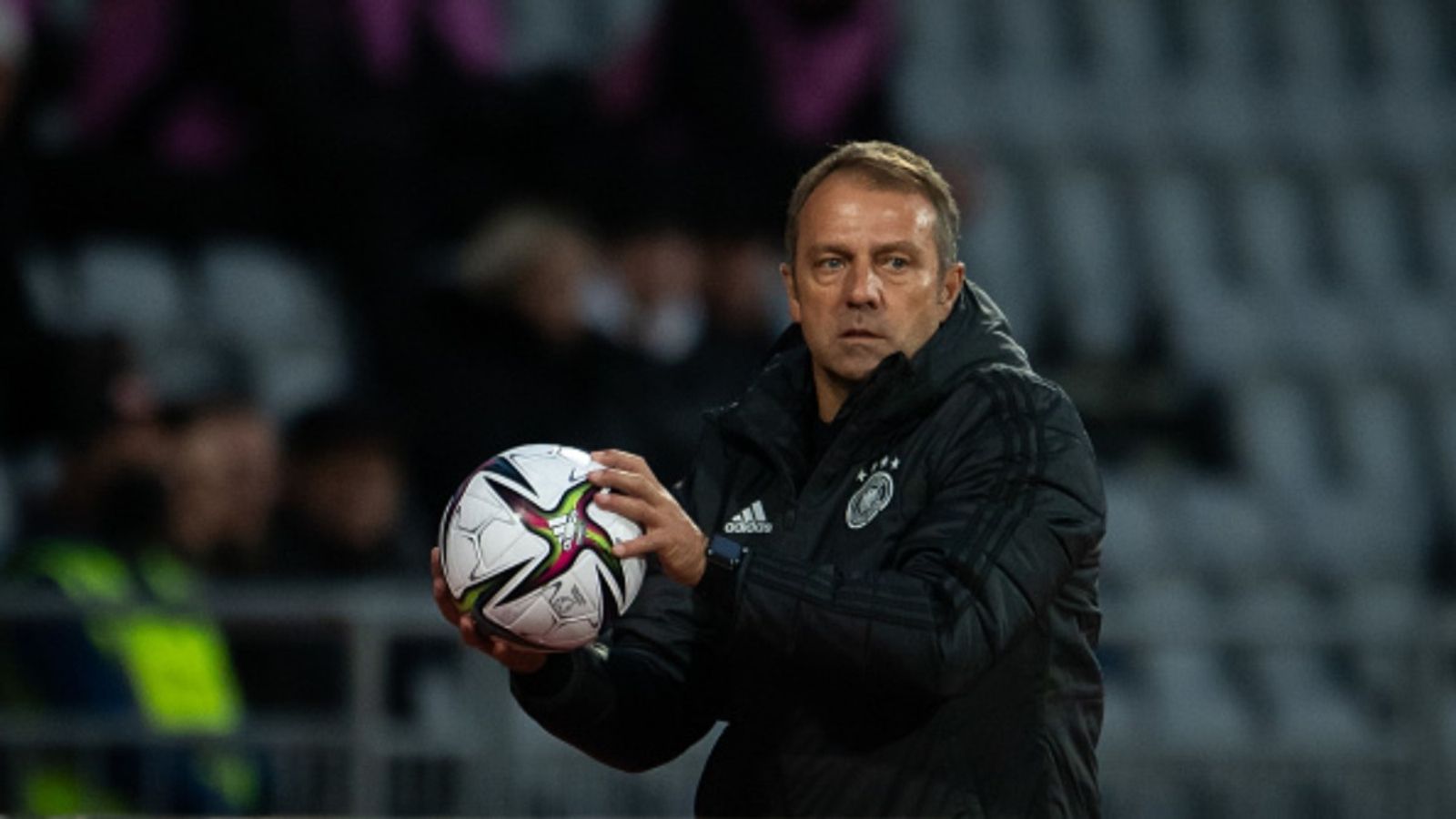 Barcelona's latest contract extension offer to injury prone star sparks fan outrage and concern Barcelona Manager Hansi Flick in the frame (via Getty)