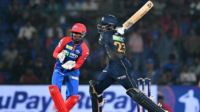 DC vs GT Highlights, IPL 2025: Sudharsan's century dampens Rahul's ton as GT notch record 10-wicket win over DC to storm into playoffs; RCB, PBKS too qualify Gujarat Titans' Sai Sudharsan plays a shot in this frame