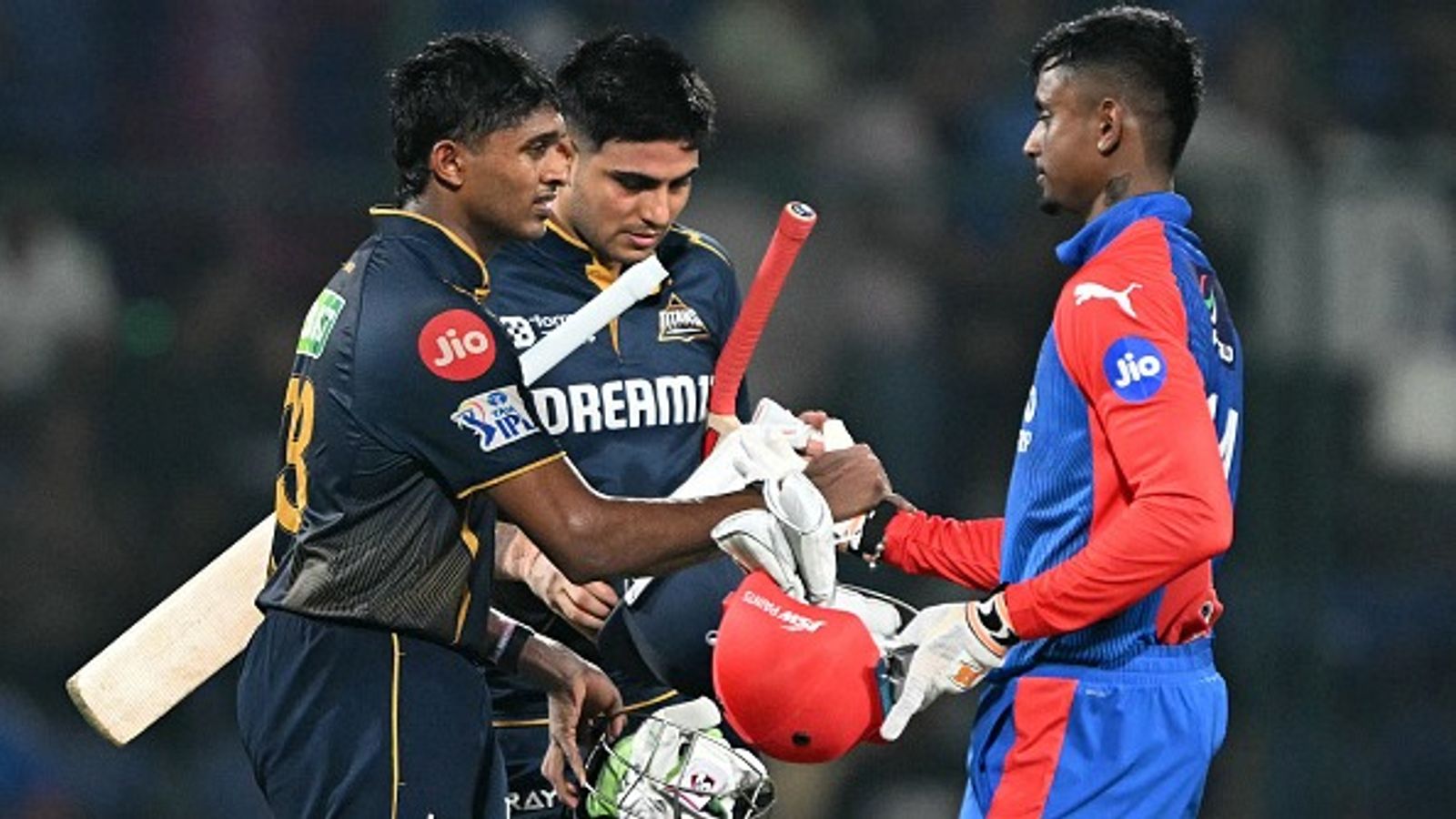 IPL 2025 Updated Points Table: GT's 10-wicket win puts DC's playoff spot in jeopardy; PBKS, RCB get automatic qualification Delhi Capitals' Abishek Porel (R) greets Gujarat Titans' Sai Sudharsan (L) and Shubman Gill in this frame