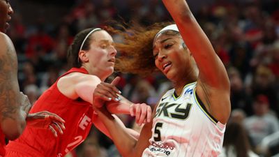 Former NFL quarterback reacts strongly to Caitlin Clark-Angel Reese flagrant foul exchange Caitlin Clark, Angel Reese in the frame