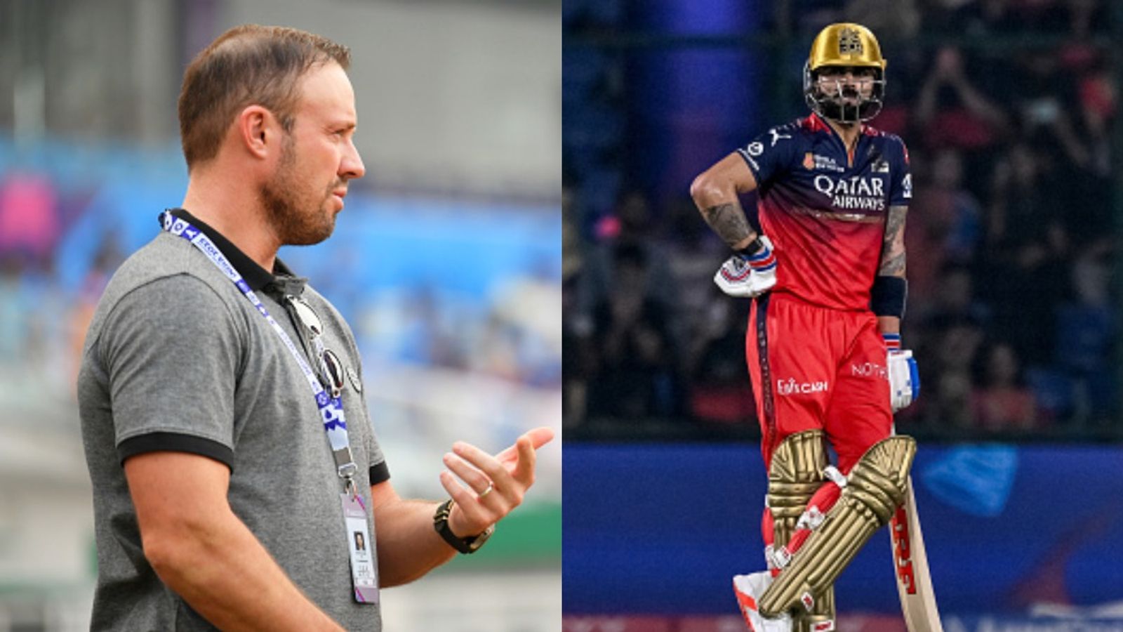 'These scares are killing me, stop that now': AB De Villiers warns RCB of big threat which might bust their IPL 2025 title dream AB De Villiers (L) and Virat Kohli in frame