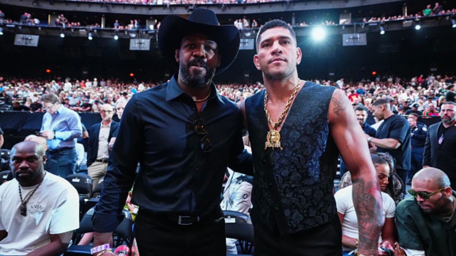 Jon Jones to unite with Alex Pereira in a game-changing collaboration for UFC Jon Jones and Alex Pereira in the frame (via Getty)