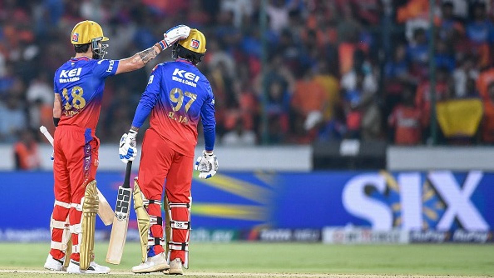 BCCI shifts RCB vs SRH IPL 2025 clash from Bengaluru to Lucknow due to this reason Royal Challengers Bengaluru's Virat Kohli and Rajat Patidar (R) gesture during the Indian Premier League (IPL) Twenty20 cricket match between Sunrisers Hyderabad and Royal Challengers Bengaluru