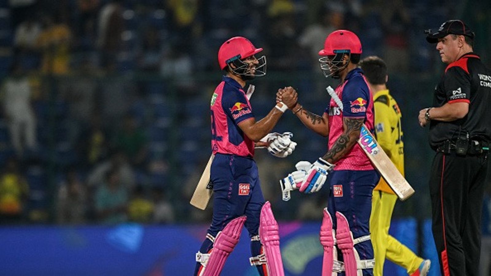 Rajasthan Royals end their IPL 2025 campaign with a six-wicket win against Chennai Super Kings Rajasthan Royals' Dhruv Jurel (L) and Shimron Hetmyer (C) celebrate after their team's win at the end of the Indian Premier League (IPL) Twenty20 cricket match between Chennai Super Kings and Rajasthan Royals