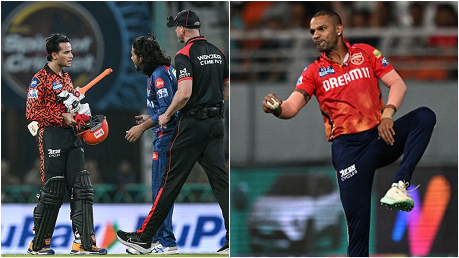 'Show the respect every player deserves': Shikhar Dhawan's message to Digvesh Rathi after one-match ban for altercation with Abhishek Sharma Abhishek Sharma, Digvesh Rathi involved in an argument during LSG vs SRH game; Former Punjab Kings captain Shikhar Dhawan.