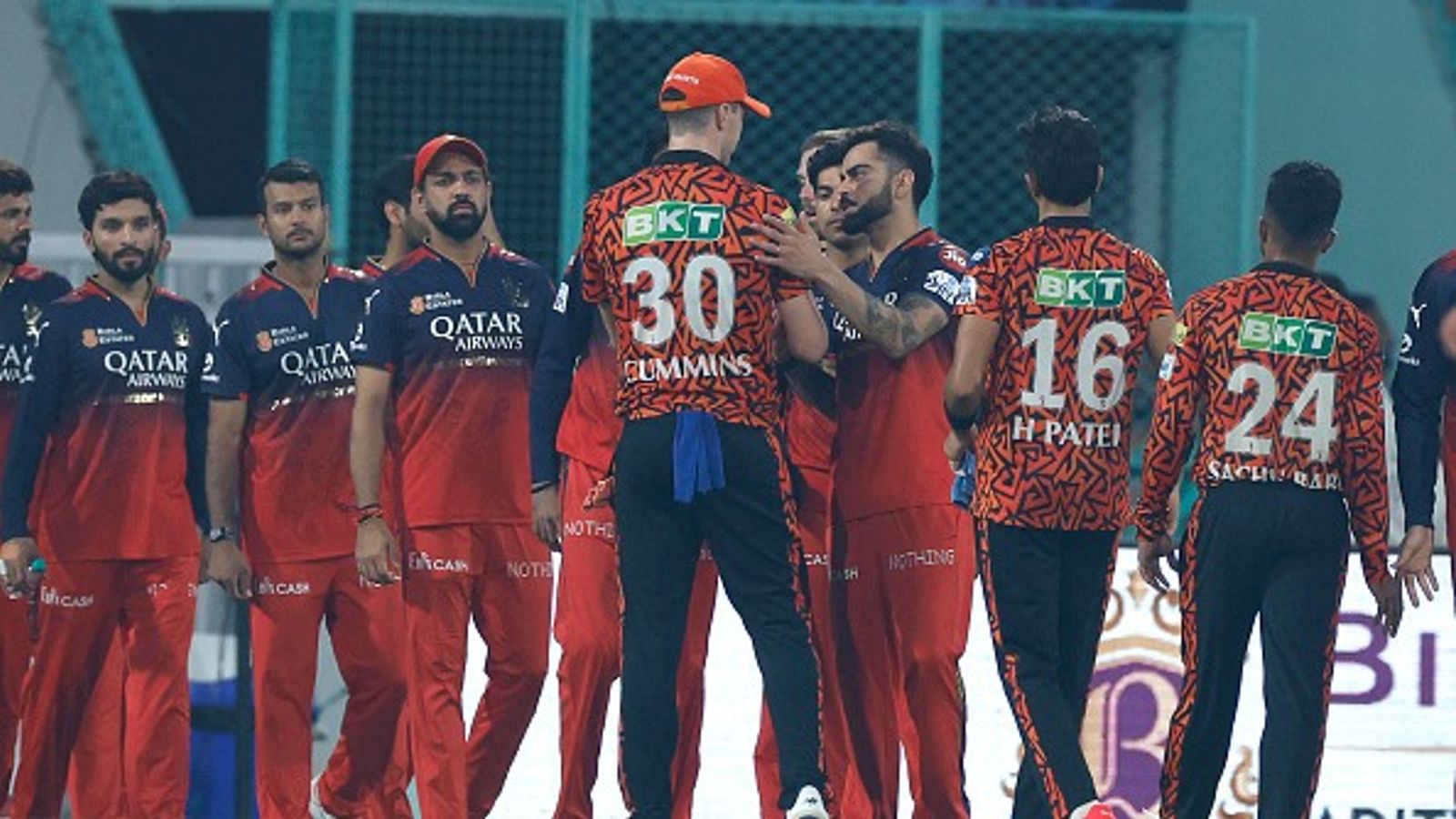 RCB vs SRH Highlights, IPL 2025: Ishan Kishan-inspired SRH hamper RCB's chances of top 2 finish with emphatic 42-run win SRH and RCB players shake hands with each other after their IPL 2025 clash