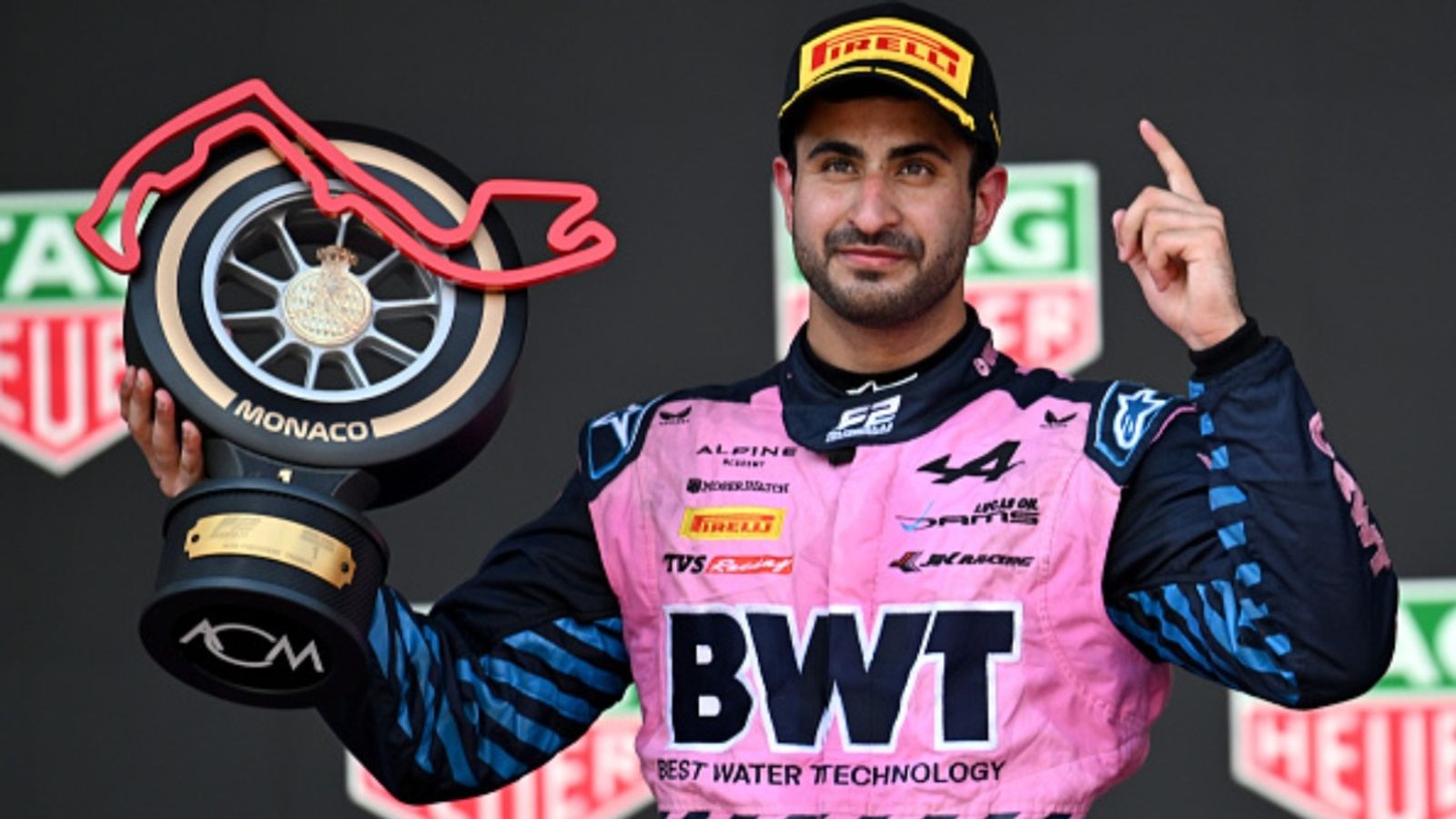 Kush Maini scripts history in Monaco, becomes first Indian to win a Formula 2 race Kush Maini in the frame (via Getty)