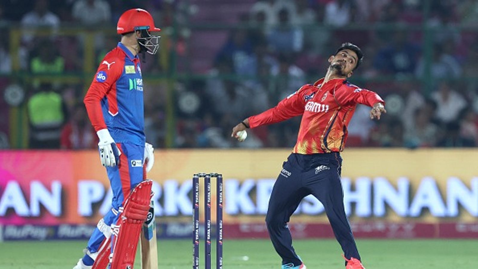 IPL 2025 Updated Points Table: Punjab Kings can still achieve top two finish despite 6-wicket defeat against Delhi Capitals, Here's how PBKS' Pravin Dubey delivers a ball during their IPL 2025 clash against DC