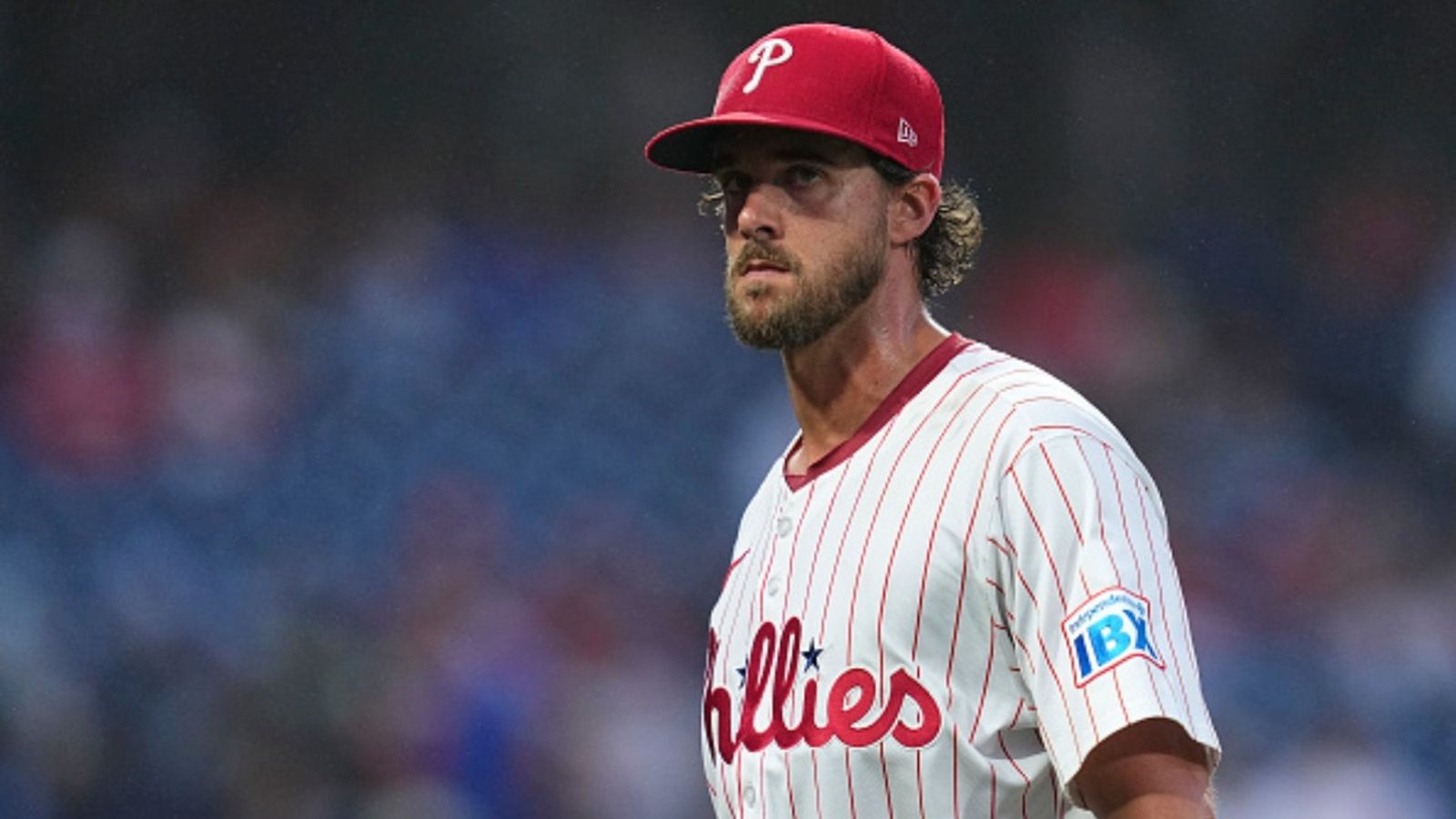 Aaron Nola Injury Update: Will the Phillies pitcher feature in today's Athletics clash Aaron Nola in the frame (Image via Getty)