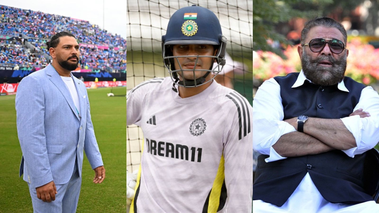 'The credit for Shubman Gill's performance goes to his father and Yuvraj Singh': Yograj Singh after young India batter rewarded Test captaincy ahead of England series In Pic: Yuvraj Singh, Yograj Singh and Shubman Gill