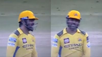 Watch: MS Dhoni loses cool during CSK vs GT IPL 2025 clash, spotted giving mouthful to his teammate while setting up the field MS Dhoni loses cool during CSK vs GT IPL 2025 clash, spotted giving mouthful to his teammate while setting up the field