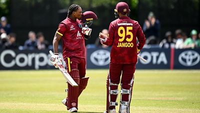 Knight Riders batter smashes 170 as West Indies beat Ireland by 197 runs to draw series 1-1 Keacy Carty