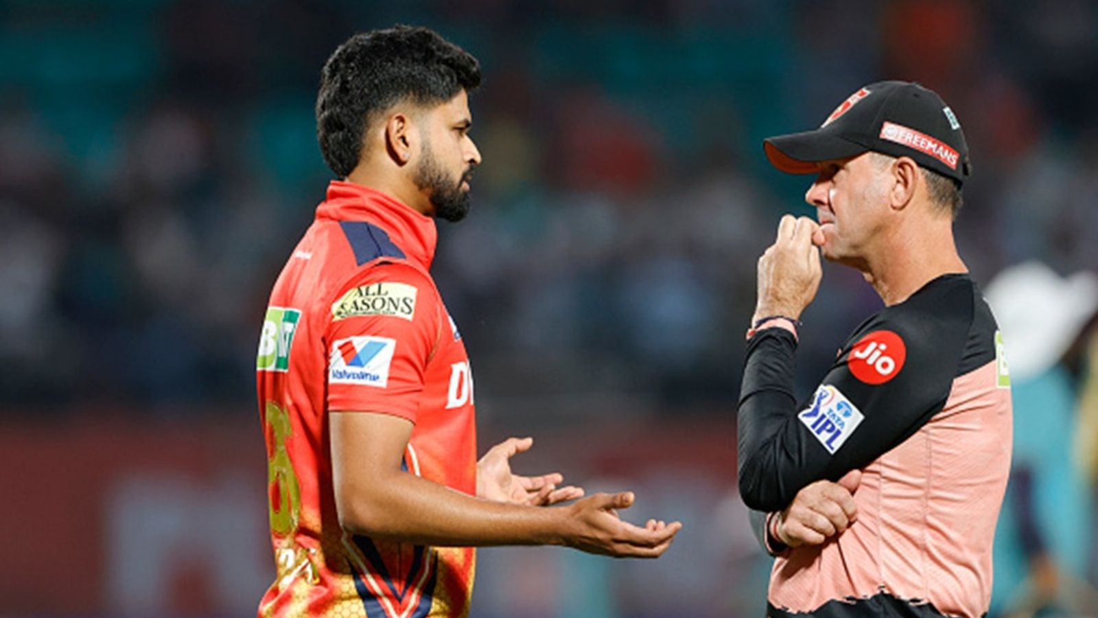 'He's given them a kick in the pants when they've needed it as well': Ricky Ponting lauds strong leader Shreyas Iyer after top-2 finish Shreyas Iyer of Punjab Kings (L) and head coach Ricky Ponting during the 2025 IPL match on April 29, 2025, in Delhi, India.