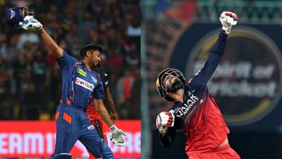 'Didn’t throw the helmet...': RCB takes indirect dig at Avesh Khan after team's six-wicket win to seal spot in qualifier 1 Avesh Khan and Jitesh Sharma