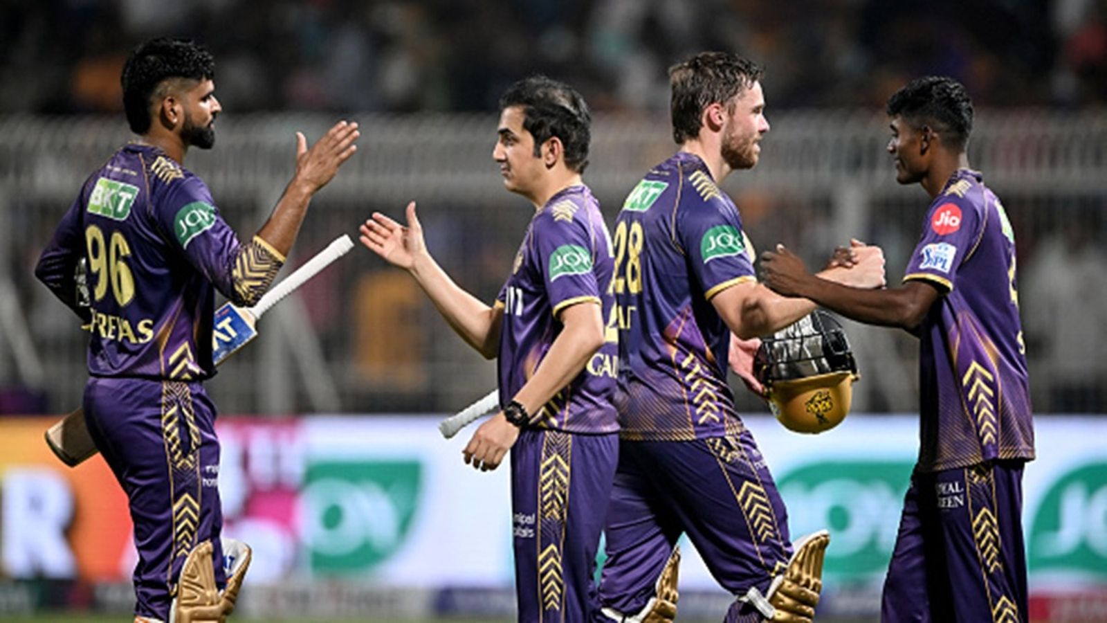 'He doesn't select, he only rejects': Former India pacer's take on Gautam Gambhir saying 'main selector nahi hu' on Shreyas Iyer snub from Test squad Shreyas Iyer (L) and Gautam Gambhir (2L) celebrate after their win against Lucknow Super Giants at the end of their Indian Premier League (IPL) match in the Eden Gardens of Kolkata on April 14, 2024.