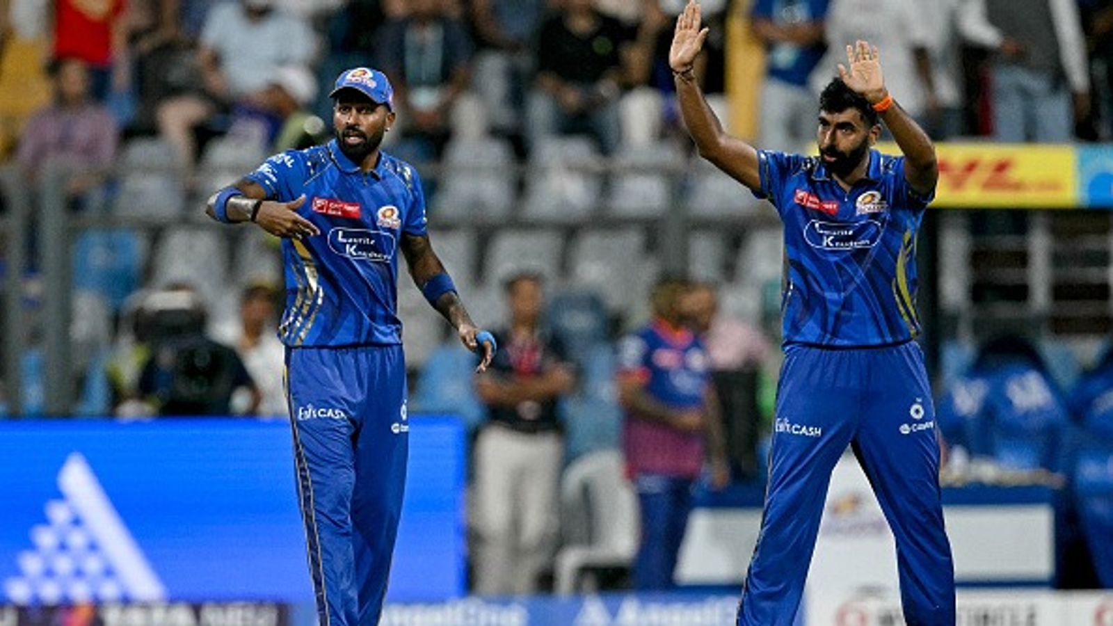 'It's like Mumbai housing prices, he's that expensive': Hardik Pandya heaps ultimate praise on MI's match-winner after defeating GT in IPL 2025 Eliminator Mumbai Indians' Jasprit Bumrah (R) and captain Hardik Pandya in this frame