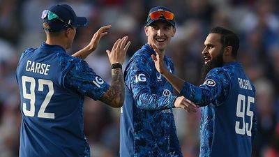 England announce playing XI for second ODI against West Indies, 26-year-old star comes in Jamie Overton's replacement England captain Harry Brook (C), Adil Rashid (R) and Brydon Carse in frame