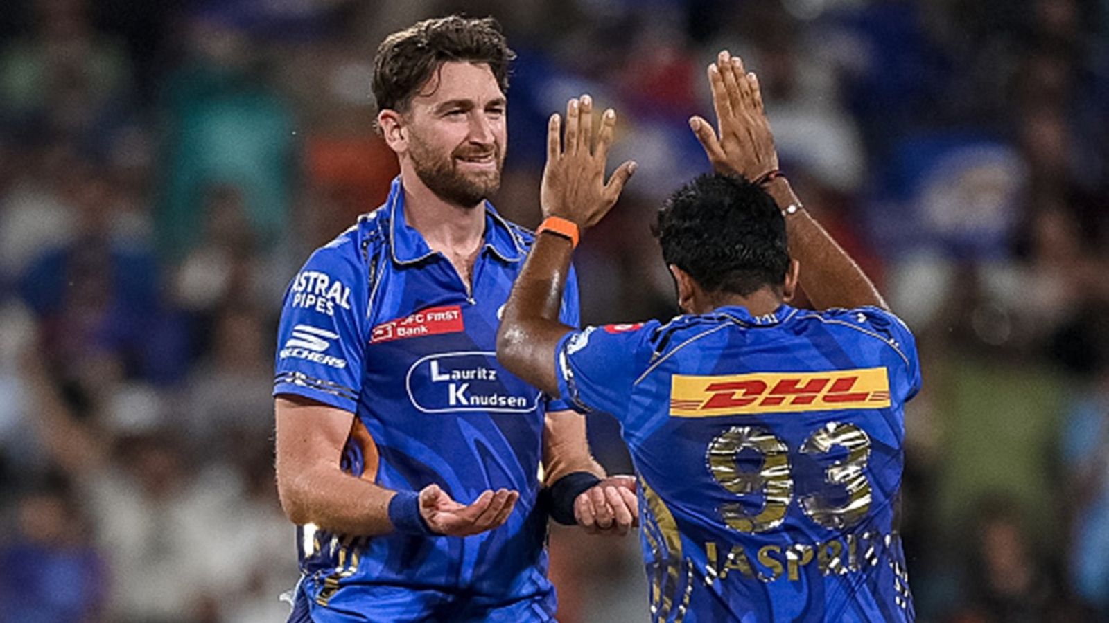 MI vs PBKS Predicted Playing XI: Pandya may hand debut to this player due to injuries to key players, question mark over Chahal's return continues Mumbai Indians' Richard Gleeson (L) celebrates with teammate Jasprit Bumrah after taking the wicket of Gujarat Titans' Sai Sudharsan during the Indian Premier League (IPL) Eliminator match in Chandigarh on May 30, 2025.