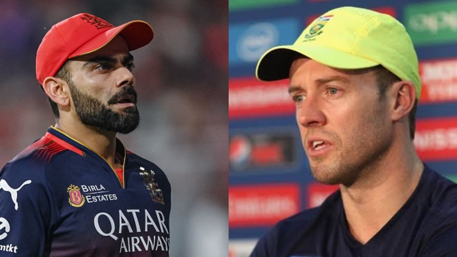 'He must have listened to...': AB De Villiers still not over his former RCB teammate Virat Kohli's Test retirement Virat Kohli (L) and AB de Villiers in this frame
