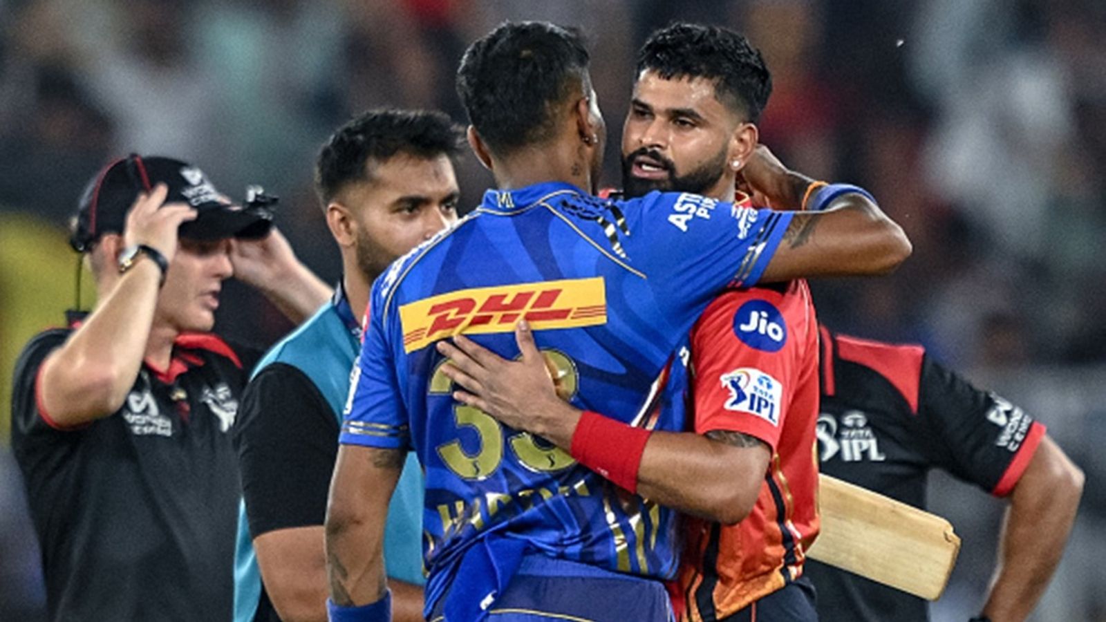 BCCI punishes captains Shreyas Iyer and Hardik Pandya after slow IPL 2025 Qualifier 2, fined a total of Rs 54 lakh Punjab Kings' captain Shreyas Iyer (R) and his Mumbai Indians' counterpart Hardik Pandya greet each other at the end of the Indian Premier League (IPL) Qualifier 2 at the Narendra Modi Stadium in Ahmedabad on June 2, 2025.