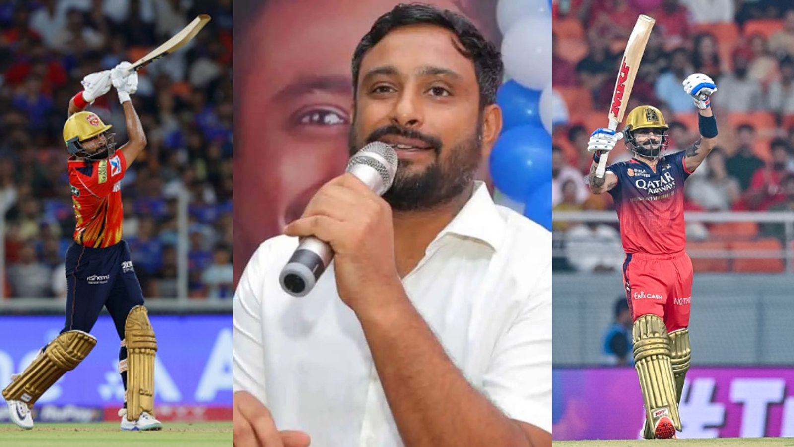 Ambati Rayudu predicts who will win IPL 2025 title between RCB and PBKS, says 'they truly deserve to win this season' PBKS' Shreyas Iyer (L), RCB's Virat Kohli (R) and former CSK star Ambati Rayudu in frame