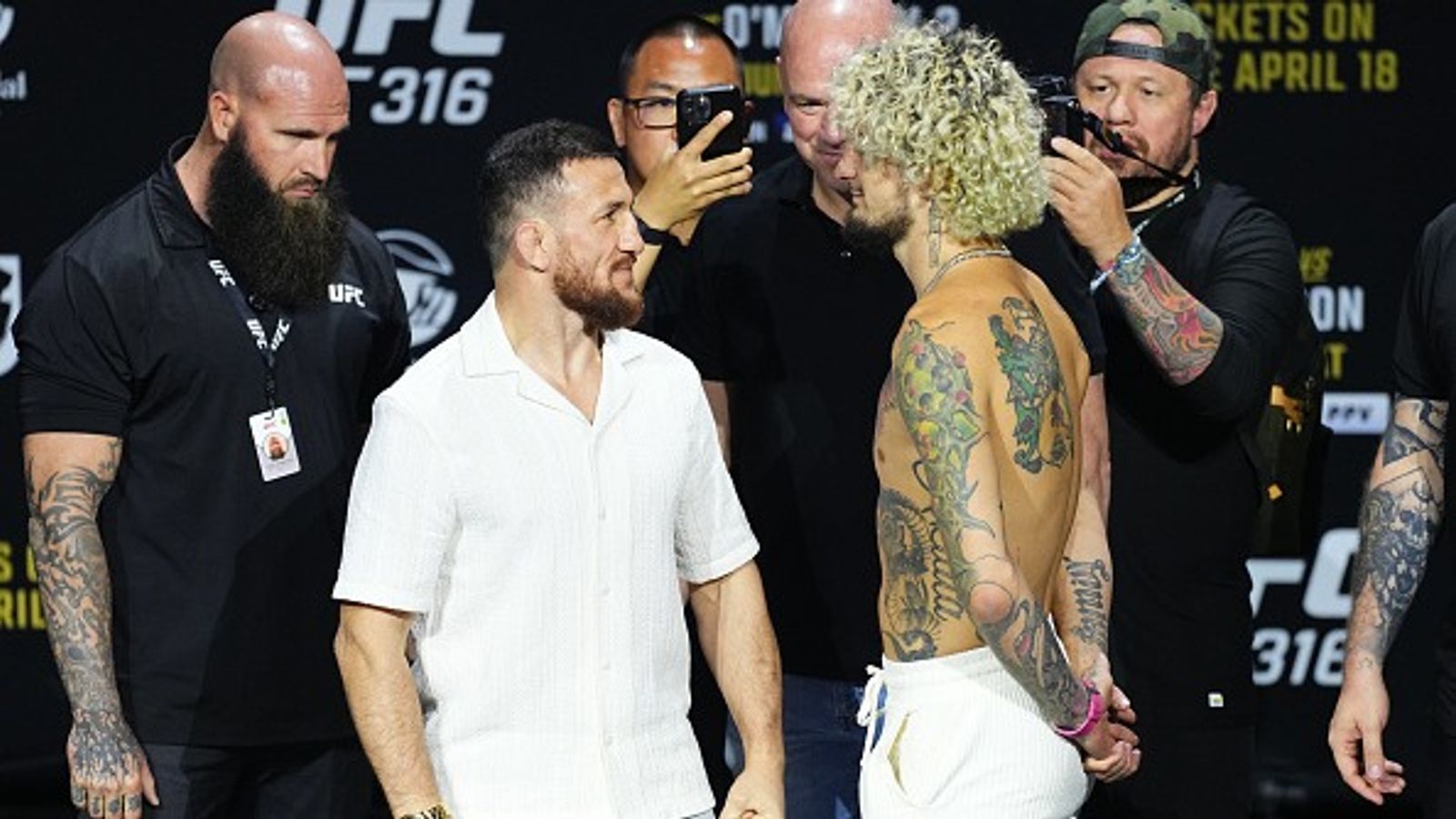 UFC 316 Dvalishvili vs O'Malley: Full Fight Card, Date, Venue, and Streaming Details Merab Dvalishvili and Sean O'Malley face off during the UFC 316 press conference