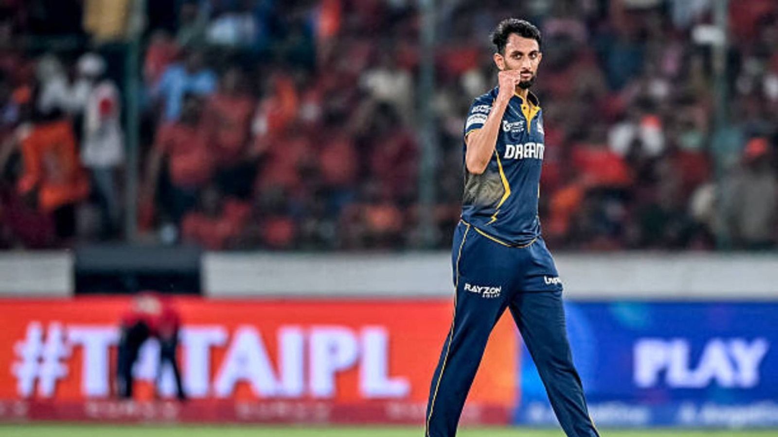 GT's Prasidh Krishna becomes IPL 2025's Purple Cap winner; Check list of leading wicket-takers of the season Prasidh Krishna in this frame