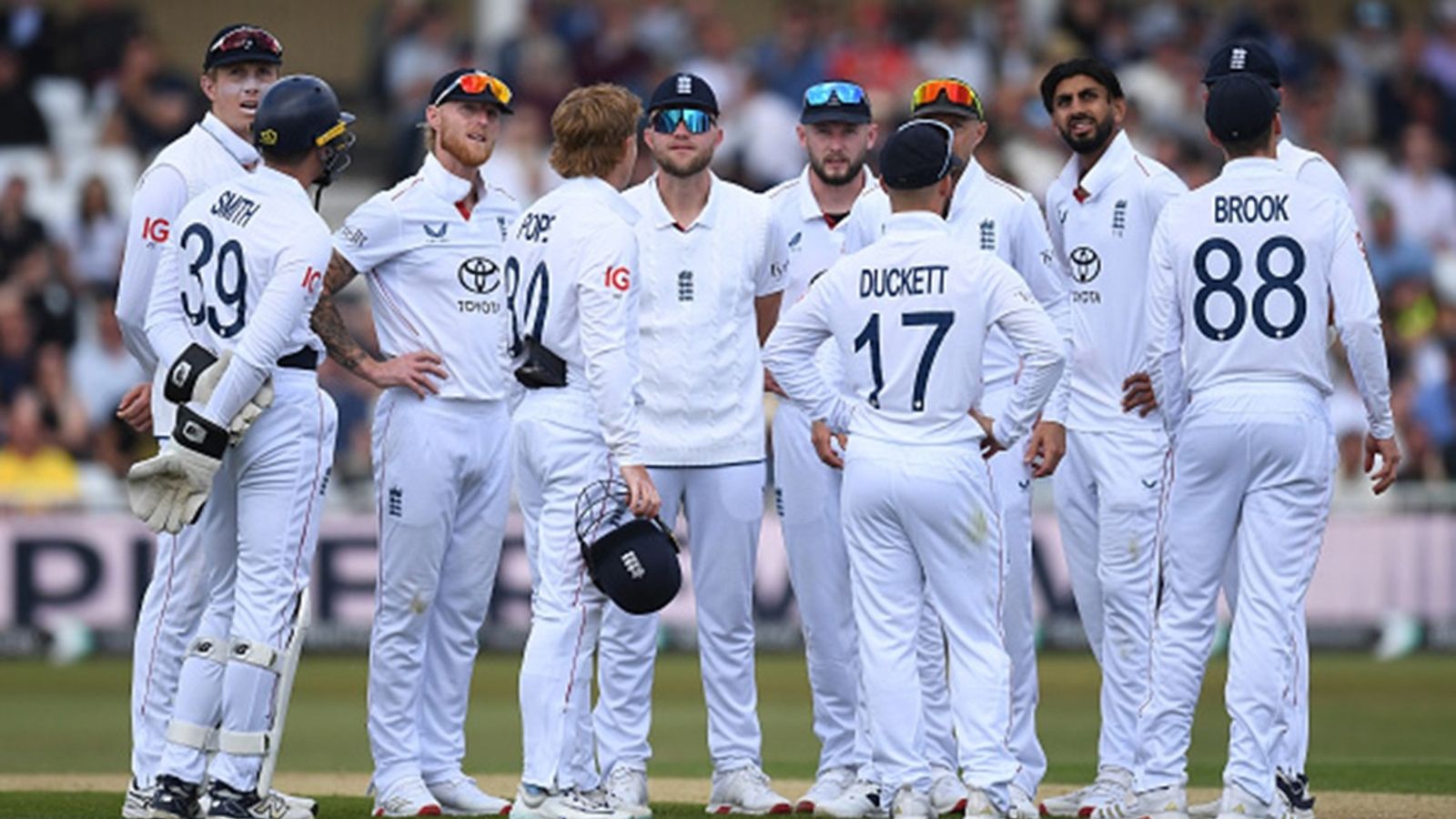 Huge blow to Ben Stokes' England ahead of Test series against India, star player doubtful for series opener The England team including Ben Stokes, Sam Cook, Gus Atkinson and Shoaib Bashir look at the screen during day 2 of the Test against Zimbabwe at Trent Bridge on May 23, 2025 in Nottingham, England.