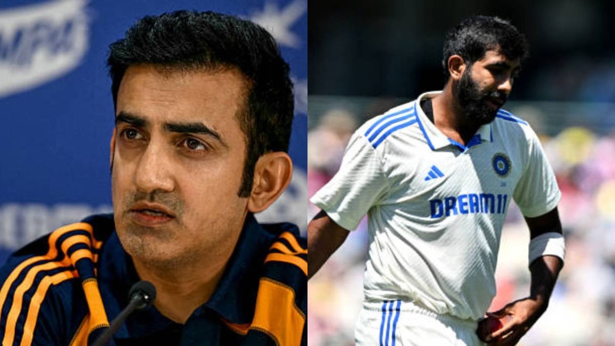 'Always difficult to replace him but...': Gautam Gambhir reveals the number of Tests Jasprit Bumrah will play in England series Gautam Gambhir (L) and Jasprit Bumrah in this frame