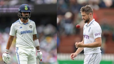 KL Rahul's ton, Dhruv Jurel's fifty rally India A to 319/7 on Day 1 of 2nd unofficial Test vs England Lions, Chris Woakes makes robust return India A's KL Rahul (L) and England Lions' Chris Woakes in frame