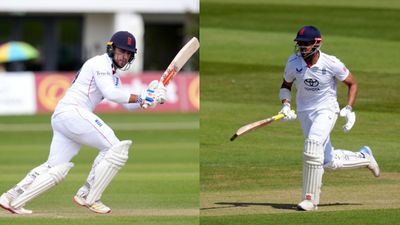 Tom Haines, Emilio Gay fifties take England Lions to 192/3 in reply to India A's 348 on rain-affected Day 2 of 2nd unofficial Test England Lions' Tom Haines (L) and Emilio Gay in this frame