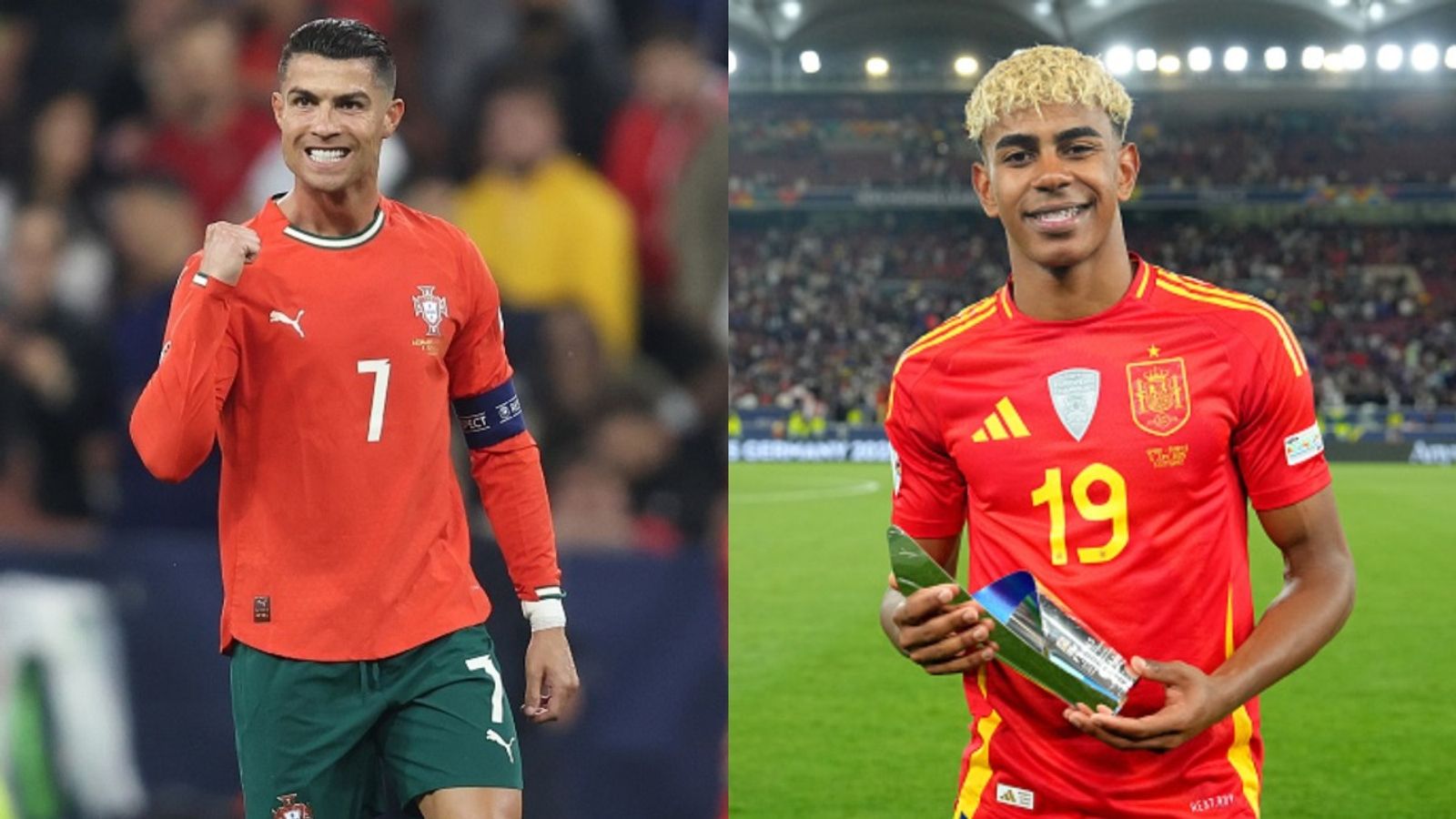 Cristiano Ronaldo shares his take on Lamine Yamal as Portugal braces to face Spain in Nations League final Cristiano Ronaldo and Lamine Yamal in the frame (Images via Getty)