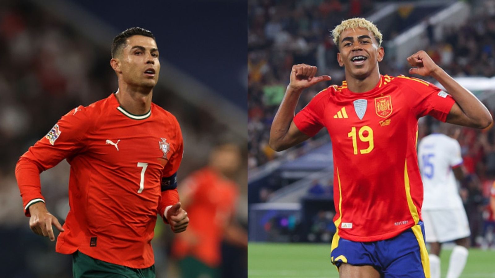 Cristiano Ronaldo opens up about Lamine Yamal's Ballon d'Or candidacy ahead of Portugal's Nations League clash against Spain Cristiano Ronaldo and Lamine Yamal in the frame (Images via Getty)