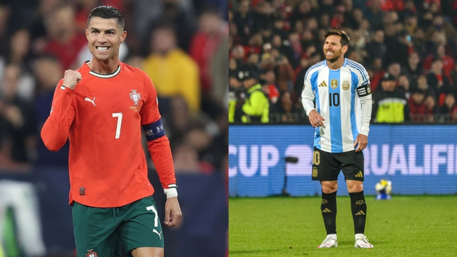 Cristiano Ronaldo catches up with Lionel Messi in iconic milestone as Portugal edge Spain in thrilling Nations League final Cristiano Ronaldo and Lionel Messi in the frame (Image via Getty)