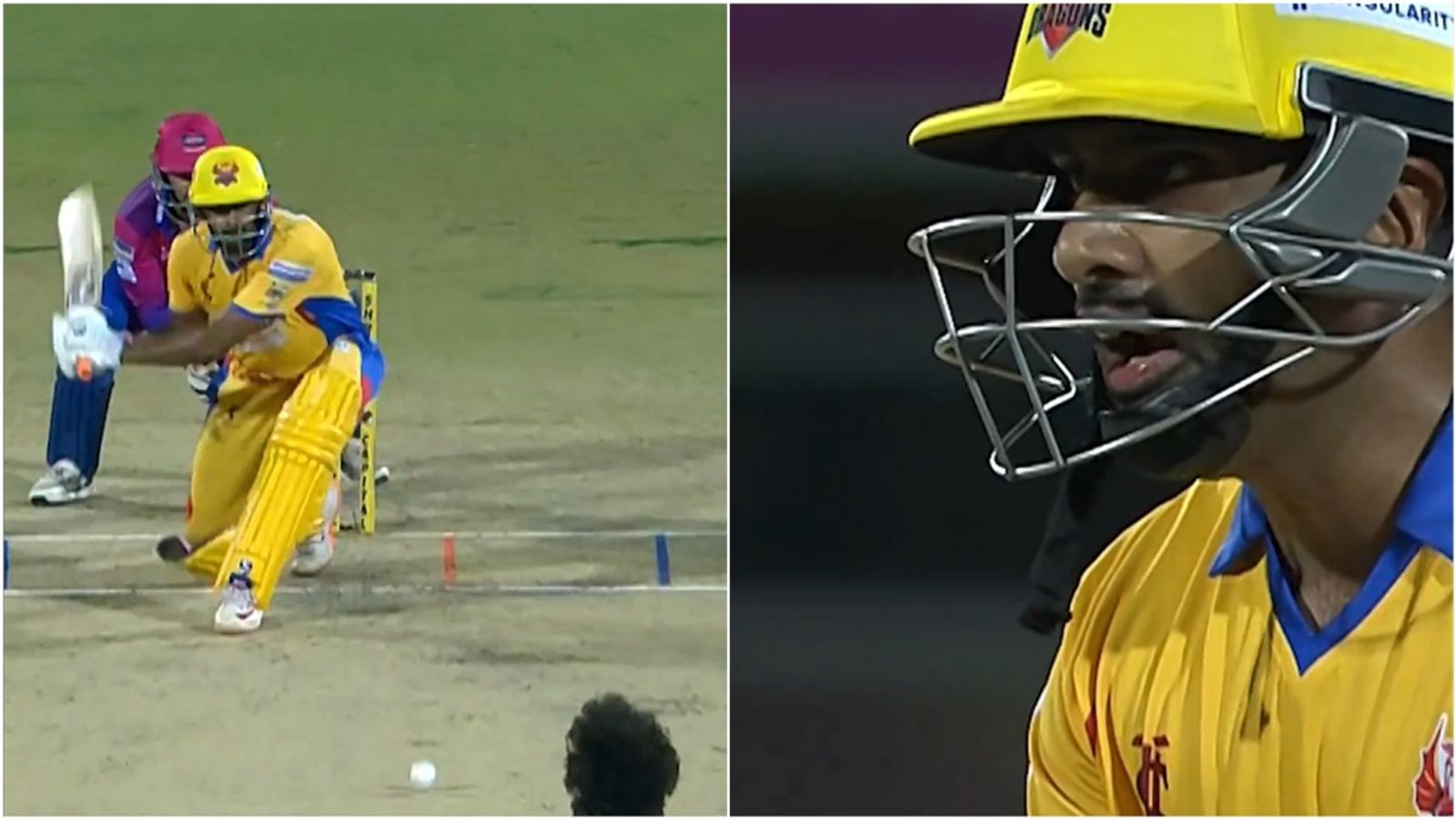 R Ashwin fumes at umpire for giving him out lbw despite Gujarat Titans spinner pitching ball outside leg stump in TNPL clash; watch viral video Dindigul Dragons captain R Ashwin angry at umpire for giving him out lbw when he wasn't out.