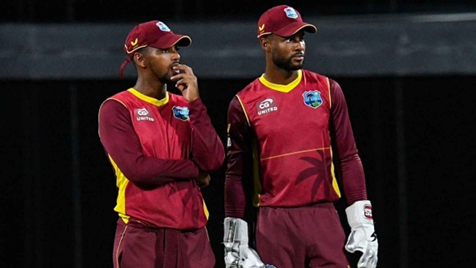 'Nicholas officially informed the leadership of his...': Cricket West Indies reacts to 29-year-old Pooran's retirement from international cricket Nicholas Pooran (L) and Shai Hope (R) of West Indies looking at the scoreboard during the 3rd and final ODI against New Zealand at Kensington Oval, Bridgetown, Barbados, on August 21, 2022.
