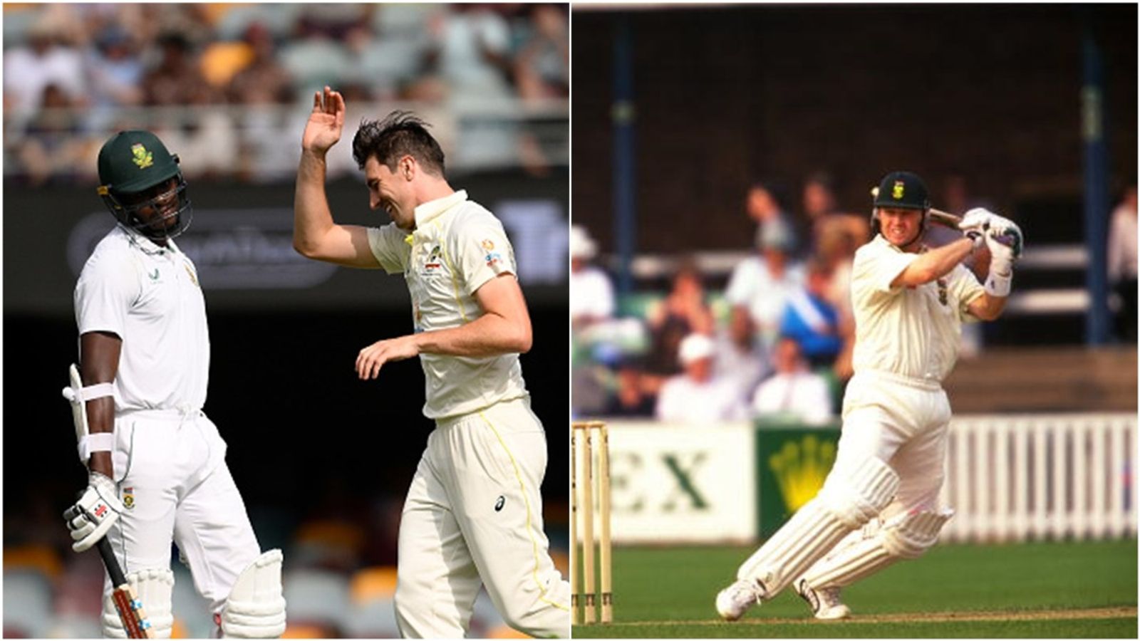 'Naive to think that comments won't be made': Former South Africa cricketer doesn't believe Pat Cummins' promise of not sledging Kagiso Rabada over drug use ban Pat Cummins celebrates Kagiso Rabada's wicket; South Africa's Daryll Cullinan plays a shot.