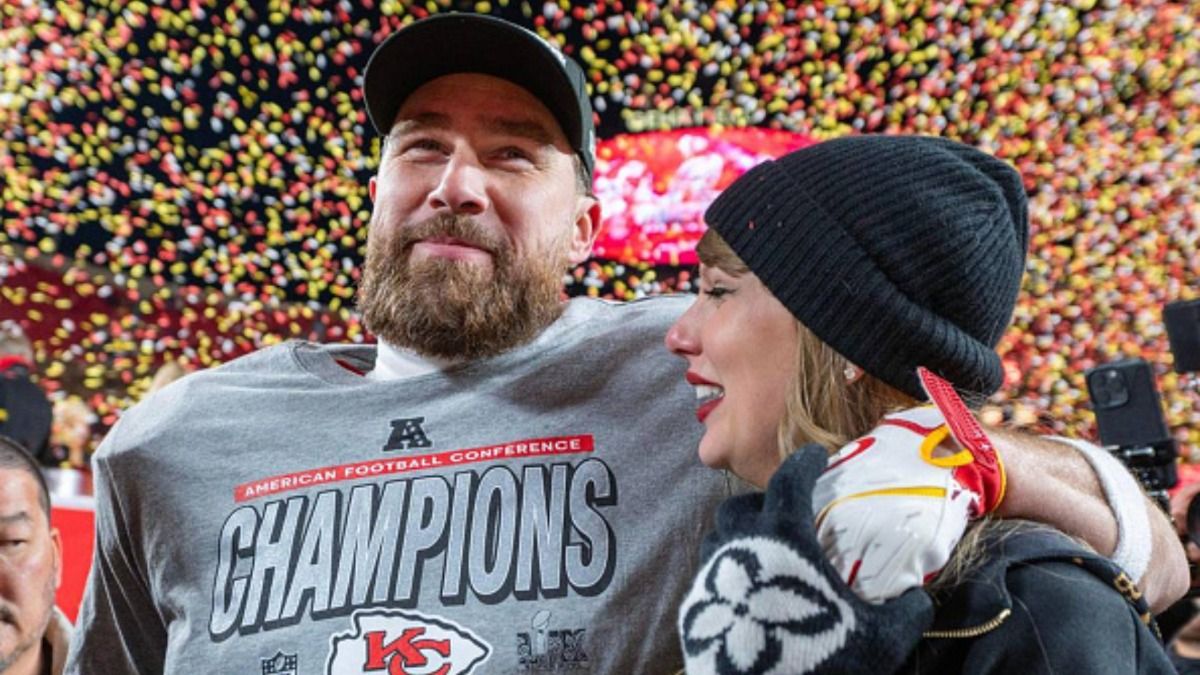 Taylor Swift and Travis Kelce