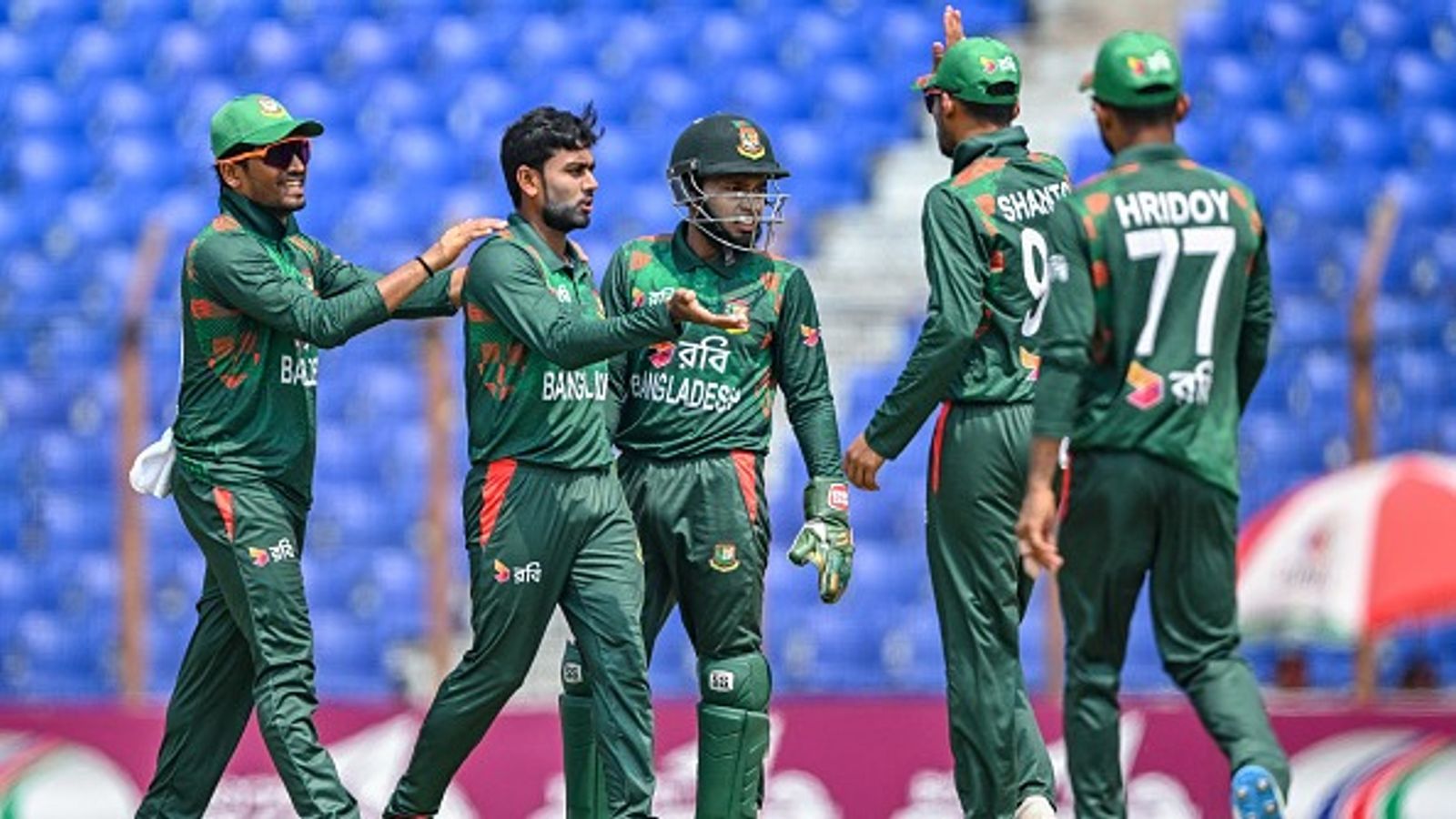 After Champions Trophy 2025 fiasco, Bangladesh Cricket Board appoints new ODI captain ahead of upcoming white ball series against Sri Lanka Bangladesh's Mehidy Hasan Miraz (2L) celebrates with teammates after taking the wicket of Sri Lanka's Dunith Wellalage during the third and last one-day international (ODI) cricket